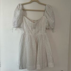 For Love & Lemons Eyelet Mini Dress